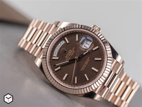 rolex chocolate brown strap